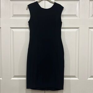 Banana Republic Sheath Dress Womens Black Size 4